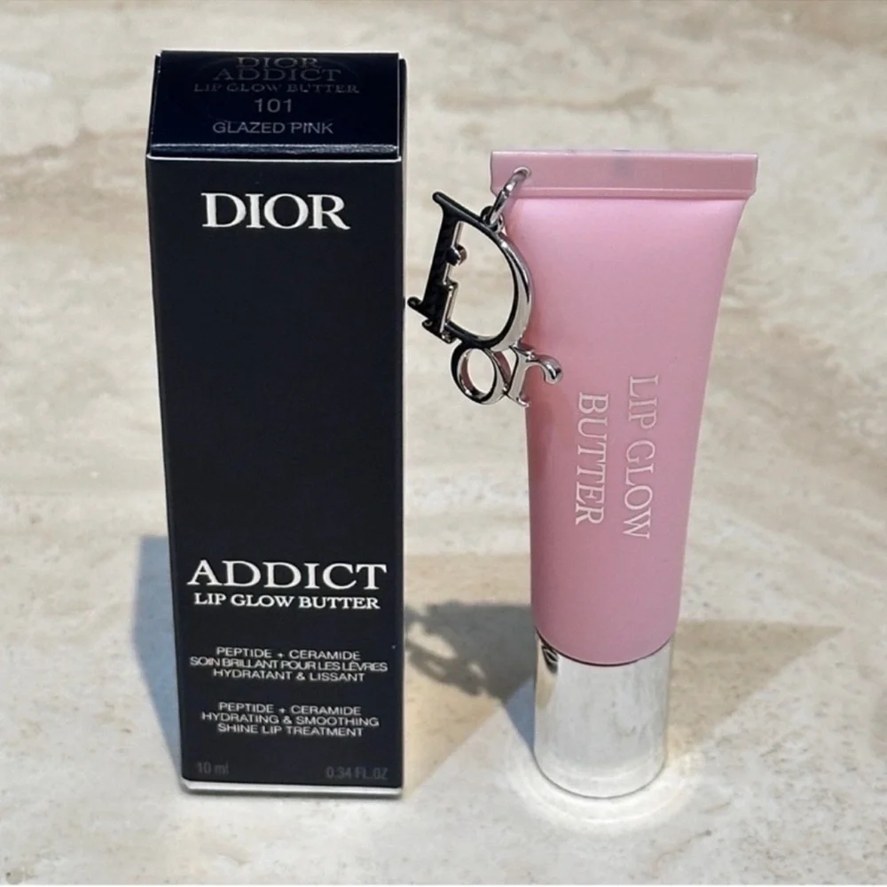 Dior Lip Glow Butter Hydrating Gloss Balm - 101 Pink Glaze